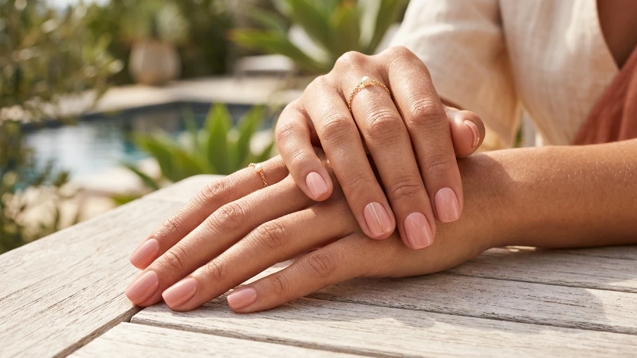 Blush Pink Nails