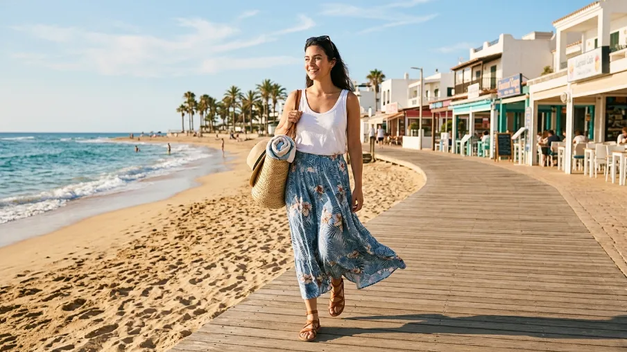 Tank Top and Flowy Skirt for Beach Days