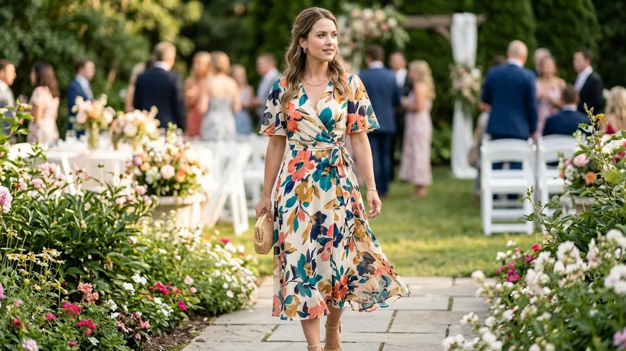 The Elegant Wrap Dress