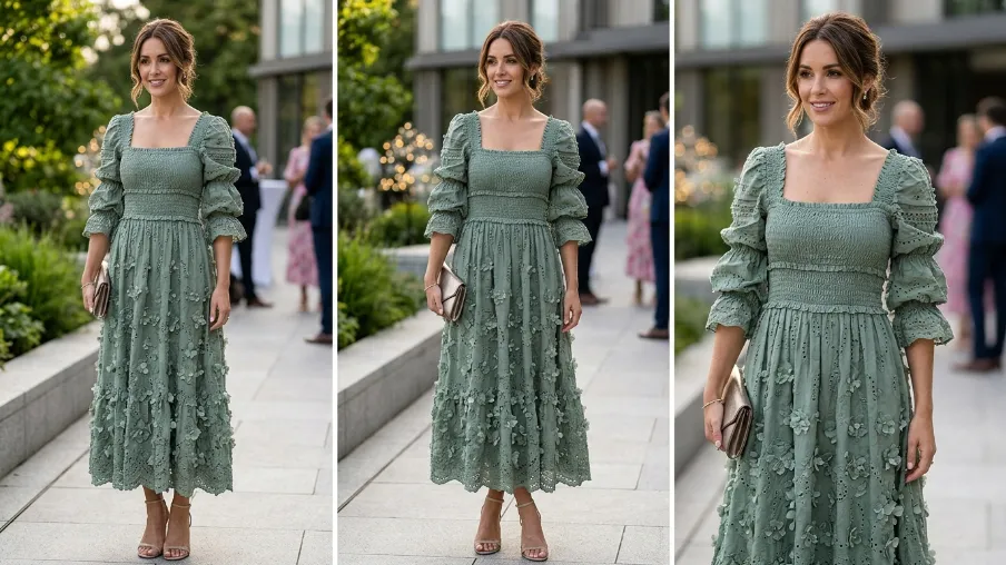  The Textured Occasion Dress