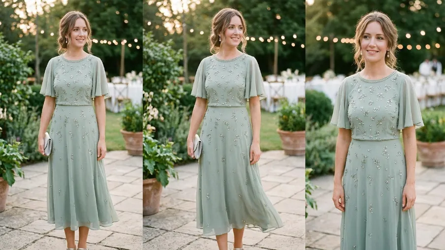 The Embellished Midi Dress