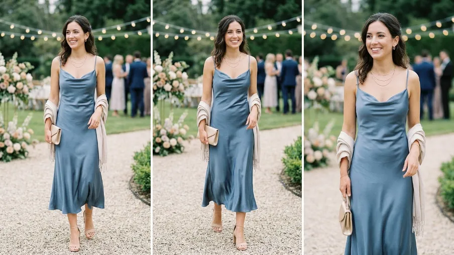 The Sleek Satin Slip Dress