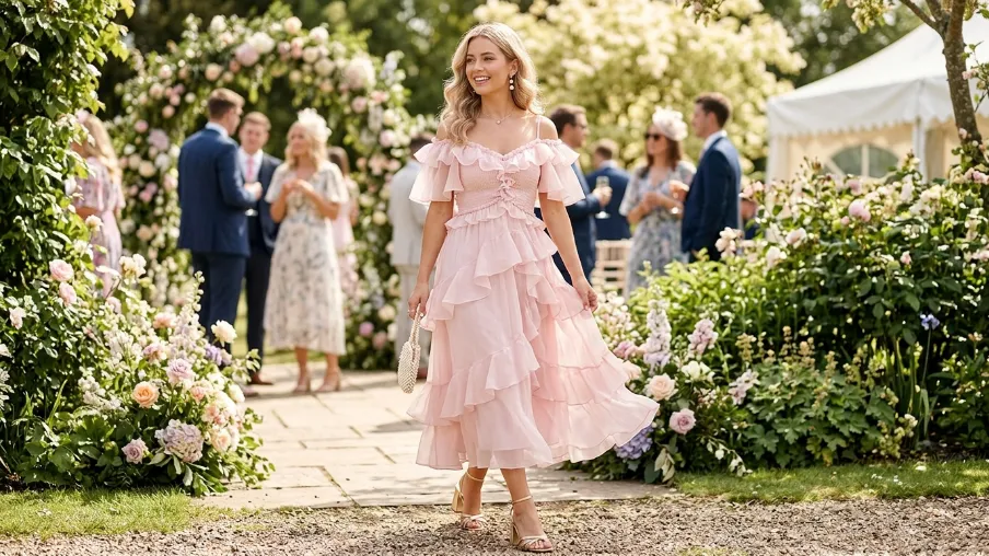 The Pastel Ruffle Dress