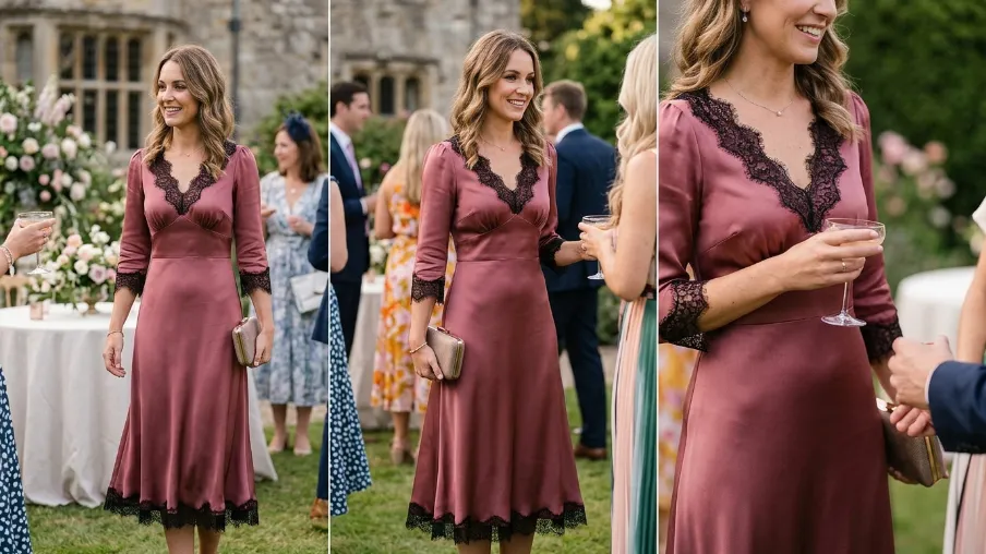 The Lace Trim Dress